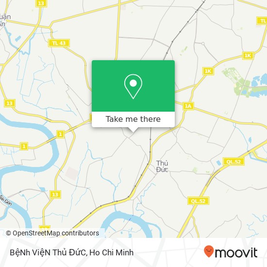 BệNh ViệN Thủ ĐứC map