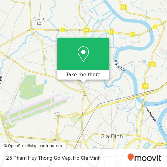 25 Pham Huy Thong Go Vap map