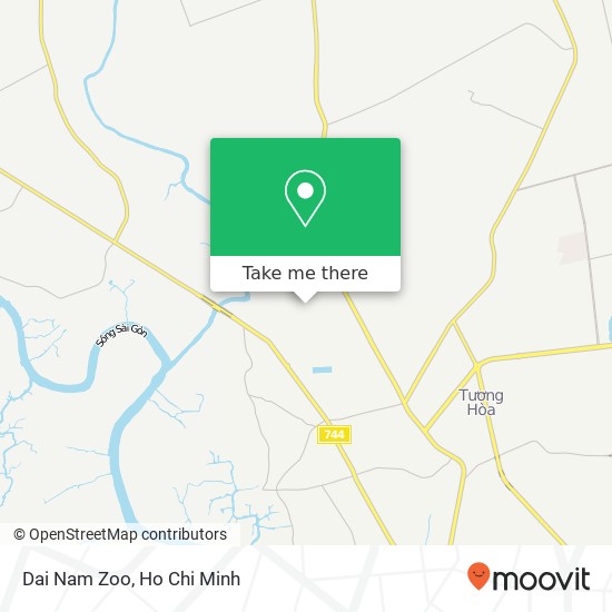 Dai Nam Zoo map