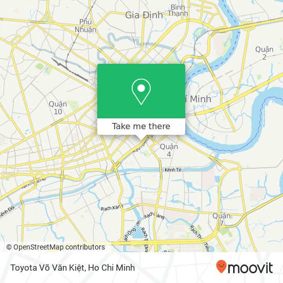 Toyota Võ Văn Kiệt map