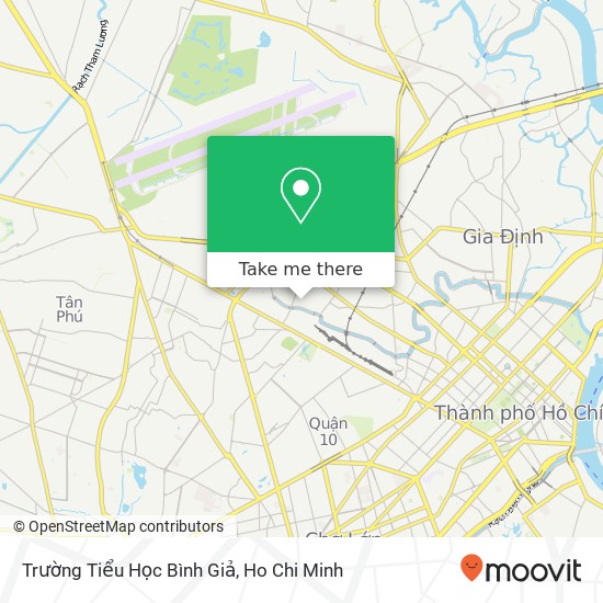 Trường Tiểu Học Bình Giả map