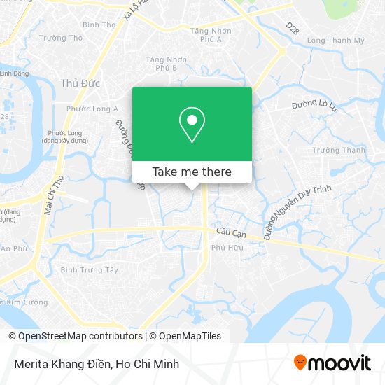 Merita Khang Điền map