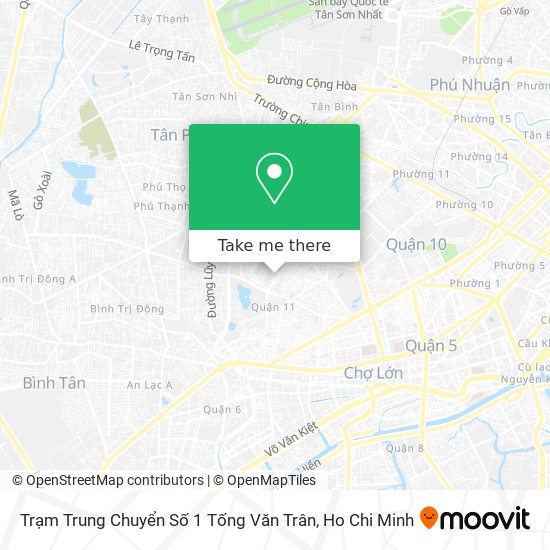 Trạm Trung Chuyển Số 1 Tống Văn Trân map