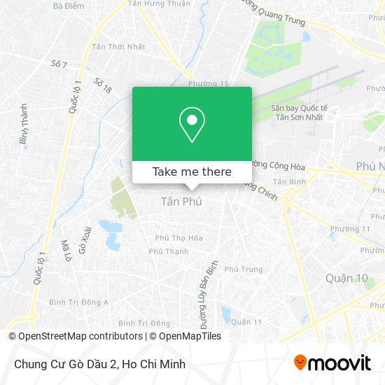 Chung Cư Gò Dầu 2 map