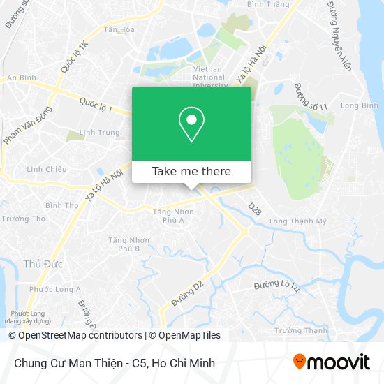 Chung Cư Man Thiện - C5 map