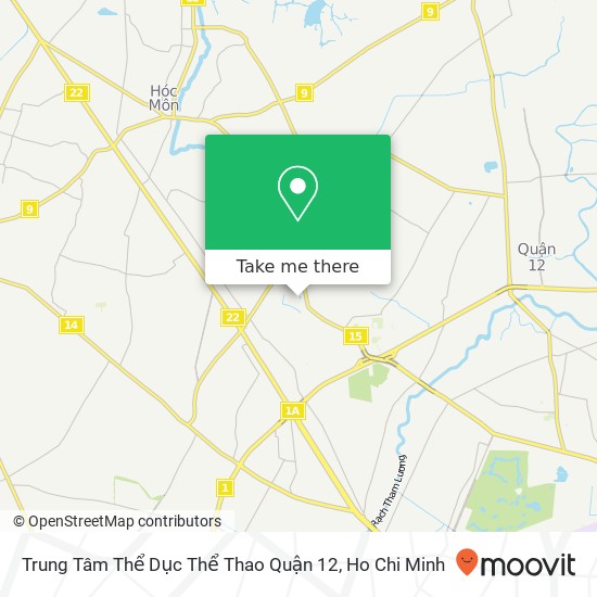 Trung Tâm Thể Dục Thể Thao Quận 12 map