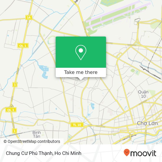 Chung Cư Phú Thạnh map