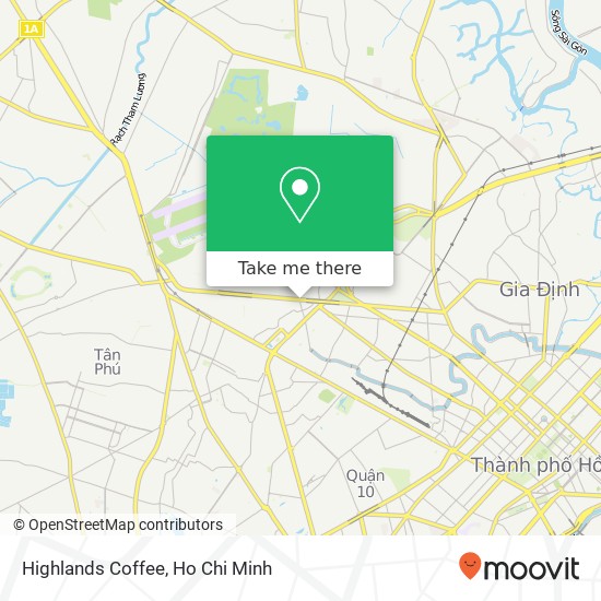 Highlands Coffee map