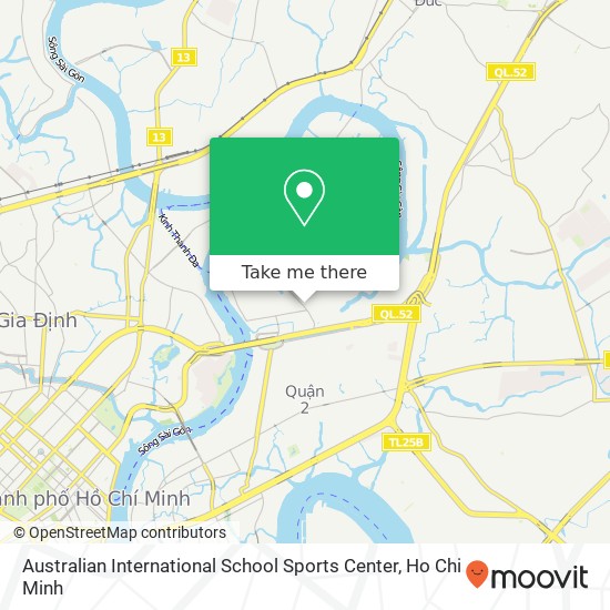 Australian International School Sports Center map