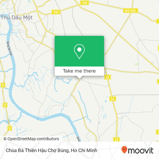 Chùa Bà Thiên Hậu Chợ Búng map