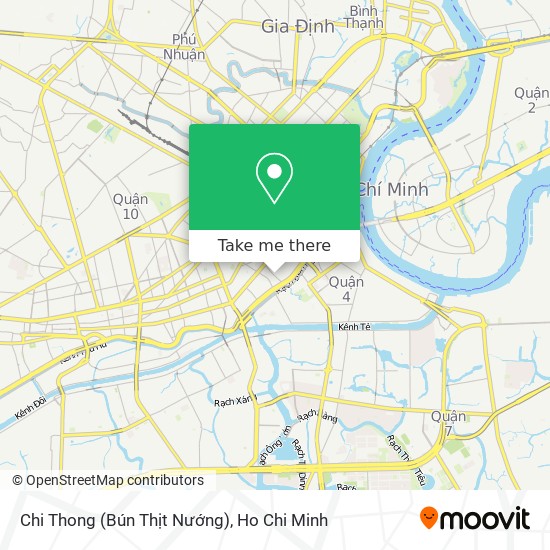 Chi Thong (Bún Thịt Nướng) map