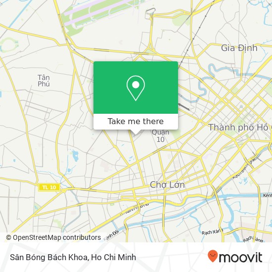 Sân Bóng Bách Khoa map