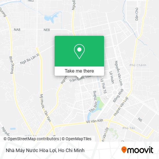 Nhà Máy Nước Hòa Lợi map