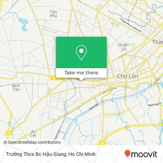 Trường Thcs Bc Hậu Giang map