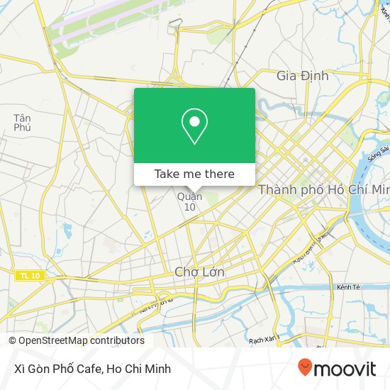 Xì Gòn Phố Cafe map