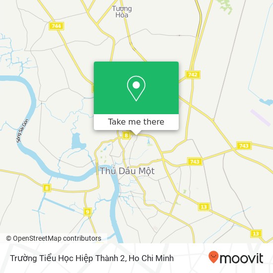 Trường Tiểu Học Hiệp Thành 2 map