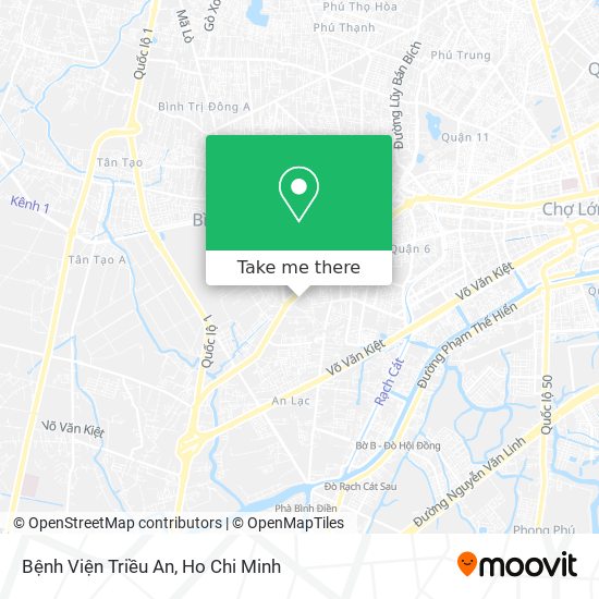 Bệnh Viện Triều An map