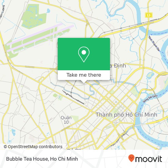 Bubble Tea House map