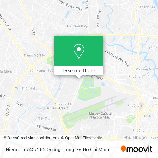 Niem Tin 745 / 166 Quang Trung Gv map