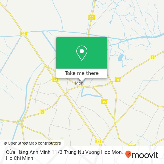 Cửa Hàng Anh Minh 11 / 3 Trung Nu Vuong Hoc Mon map