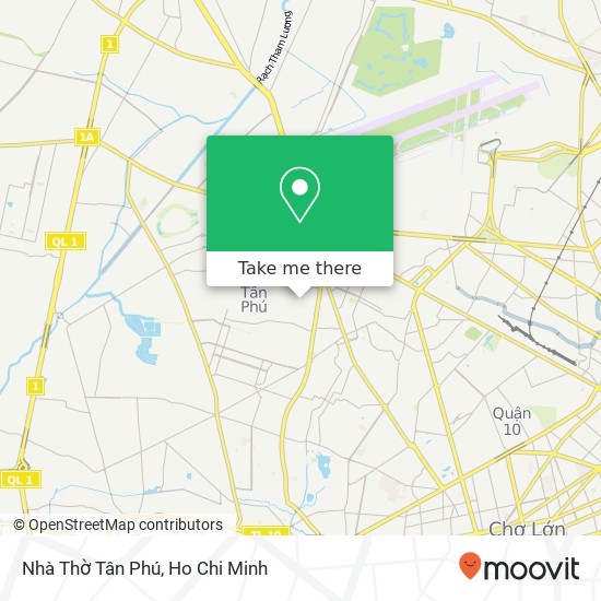 Nhà Thờ Tân Phú map