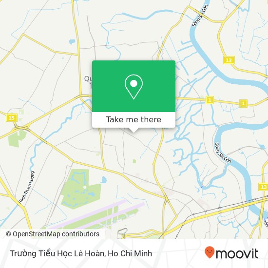 Trường Tiểu Học Lê Hoàn map