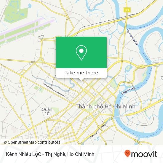 Kênh Nhiêu LộC - Thị Nghè map