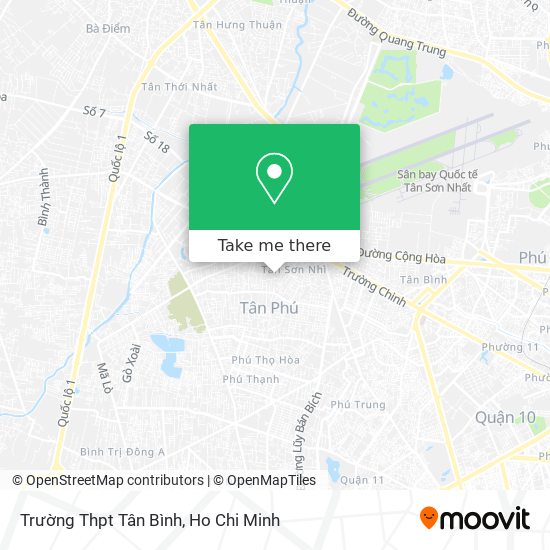 Trường Thpt Tân Bình map