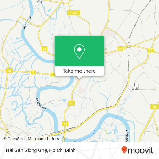 Hải Sản Giang Ghẹ map