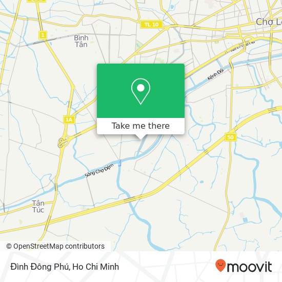 Đình Đông Phú map