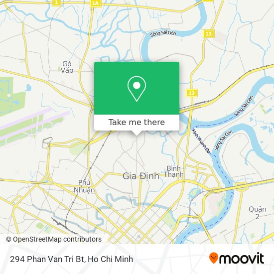 294 Phan Van Tri Bt map