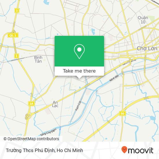 Trường Thcs Phú Định map