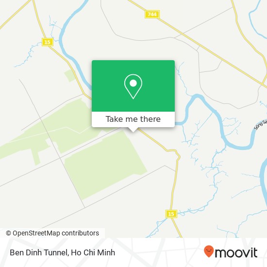 Ben Dinh Tunnel map