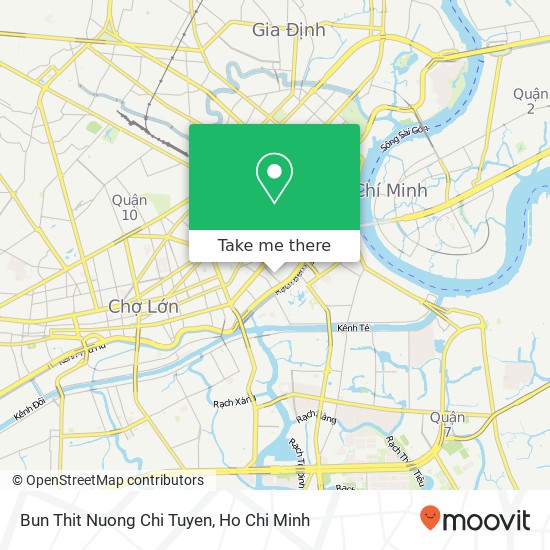 Bun Thit Nuong Chi Tuyen map