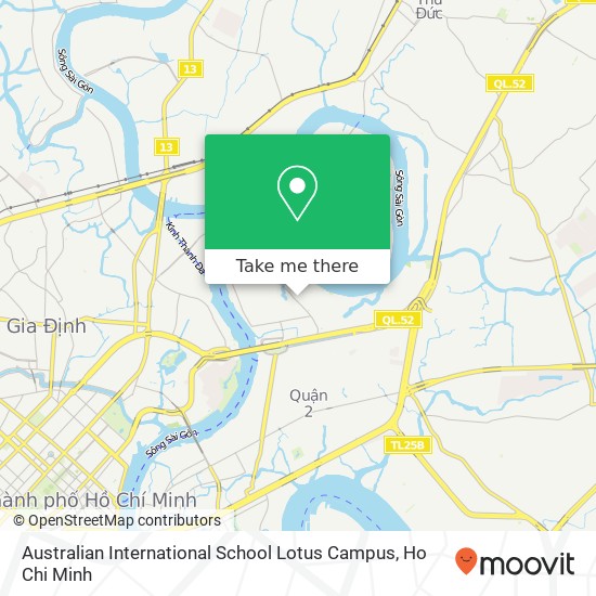 Australian International School Lotus Campus map