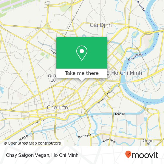 Chay Saigon Vegan map