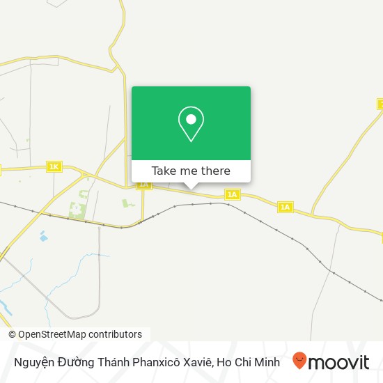 Nguyện Đường Thánh Phanxicô Xaviê map