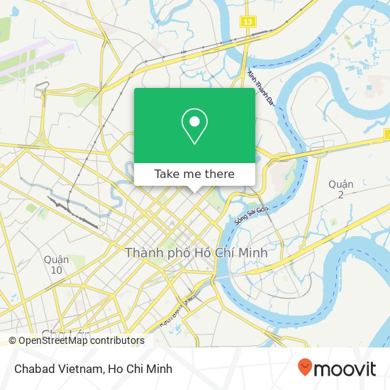 Chabad Vietnam map