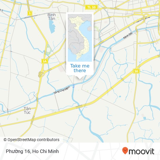 Phường 16 map