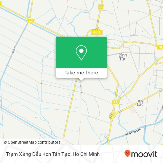 Trạm Xăng Dầu Kcn Tân Tạo map