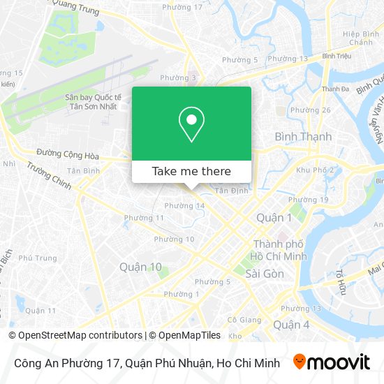 Công An Phường 17, Quận Phú Nhuận map