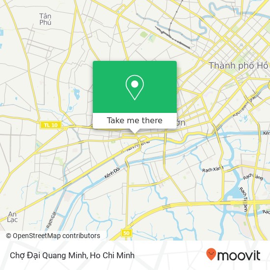 Chợ Đại Quang Minh map