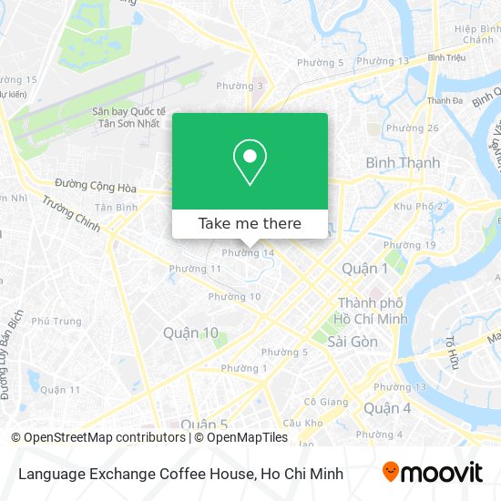 Language Exchange Coffee House map