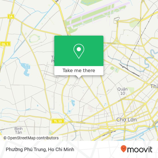 Phường Phú Trung map