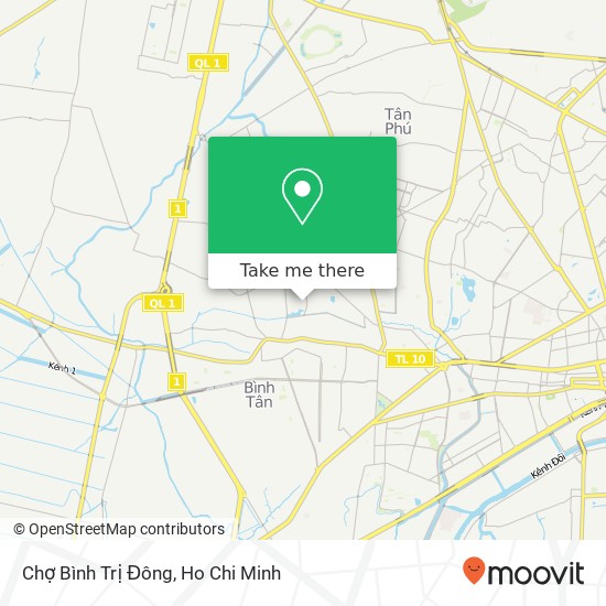 Chợ Bình Trị Đông map