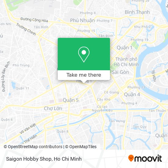 Saigon Hobby Shop map