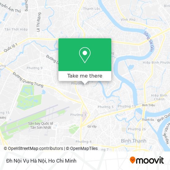 Đh Nội Vụ Hà Nội map