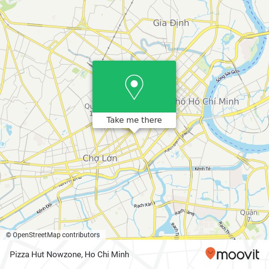Pizza Hut Nowzone map