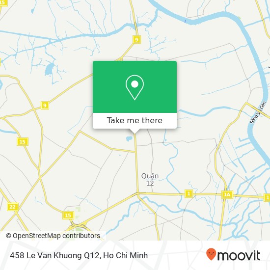 458 Le Van Khuong Q12 map