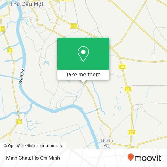 Minh Chau map